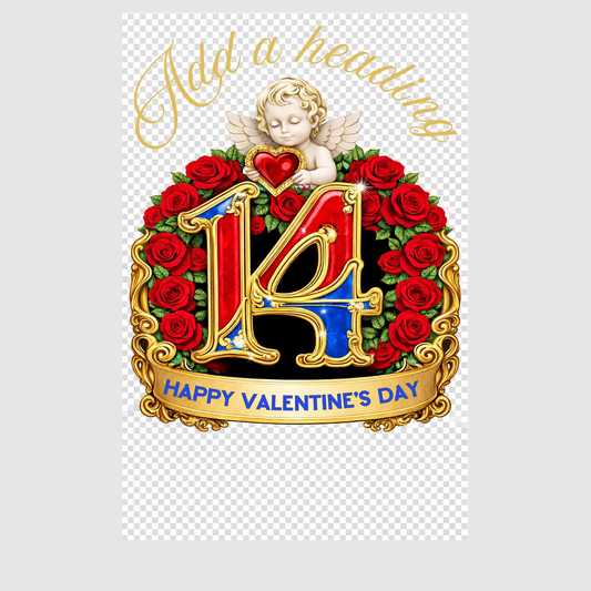 Valentine's Day 14th Personalised Gift Image